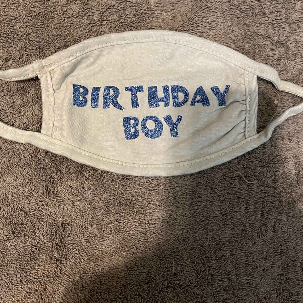 Birthday boy facemask